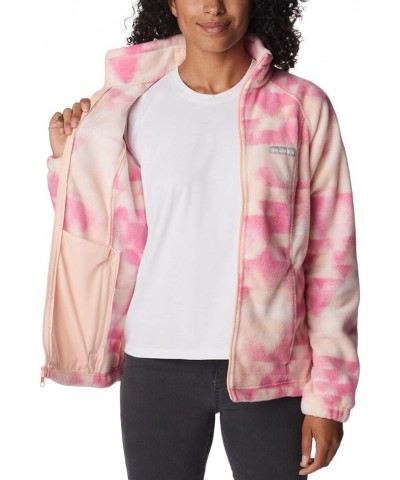 Women's Benton Springs Printed Full Zip Peach Blossom/Distant Peaks $14.35 Jackets
