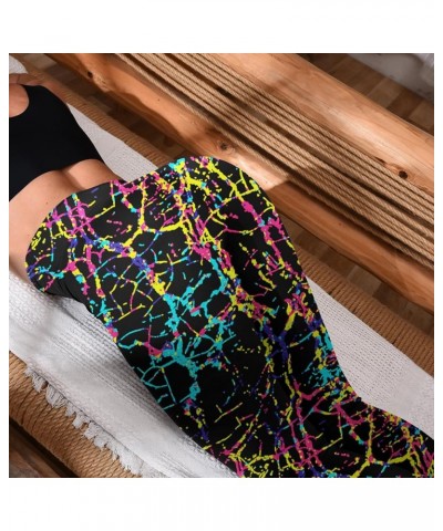 Leggings for Women - High Waisted Workout Leggings for Women Running Exercise Full Length Colorline,1 Pack $7.94 Activewear