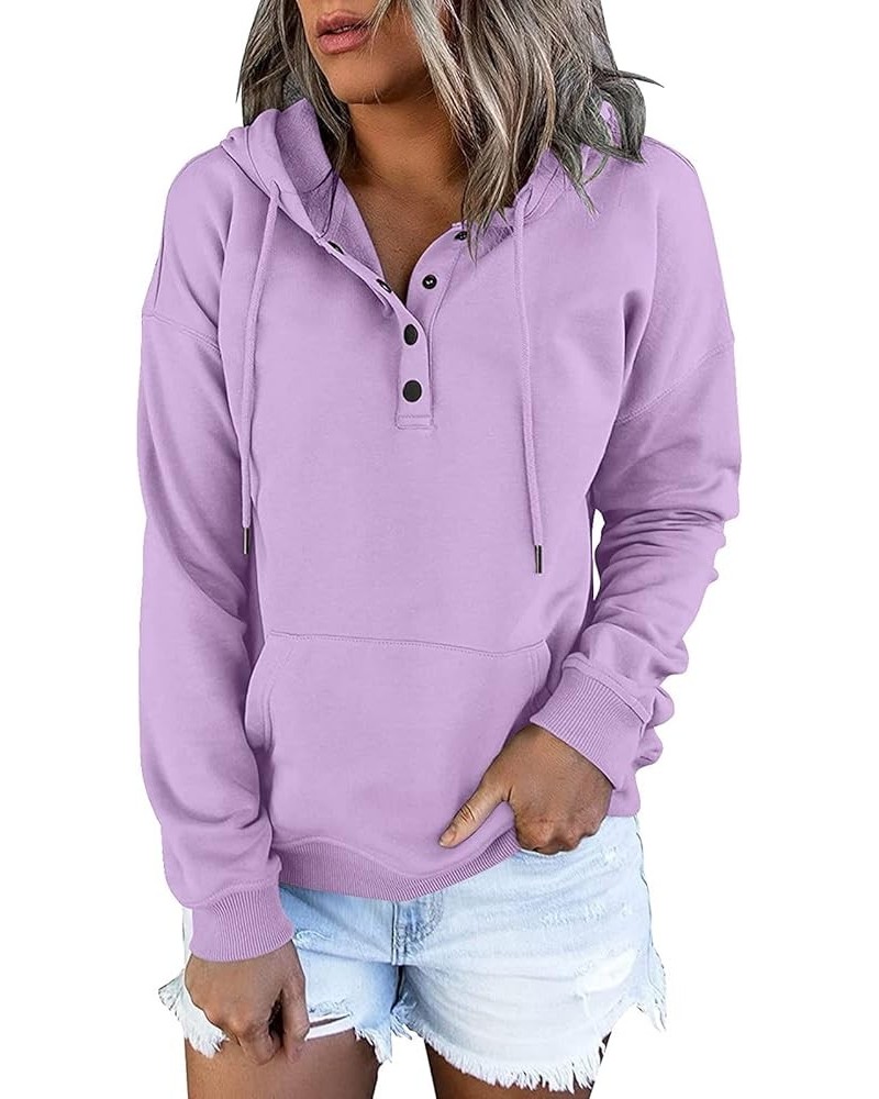 Womens Zip Up Hoodie Womens Plus Size Hooded Sweatshirt Long Sleeve Drawstring Sweatshirt Loose Sweatshirt Womens Purple 5 $5...