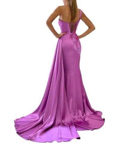 One Shoulder Mermaid Bridesmaid Dresses Bodycon Prom Dresses Long for Women Formal Evening Gown Stretch Khaki $44.67 Dresses
