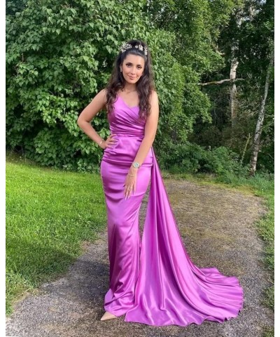 One Shoulder Mermaid Bridesmaid Dresses Bodycon Prom Dresses Long for Women Formal Evening Gown Stretch Khaki $44.67 Dresses