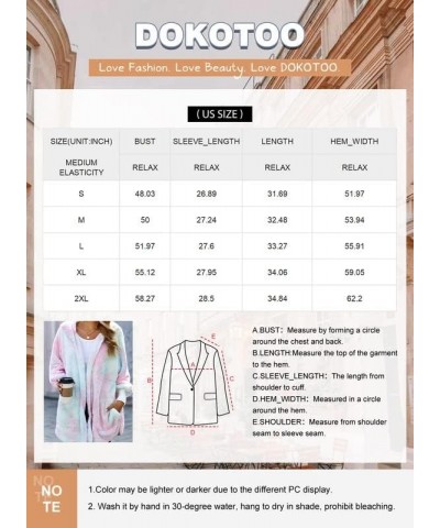 Womens 2023 Winter Long Sleeve Solid Fuzzy Fleece Open Front Hooded Cardigans Jacket Coats Outerwear with Pocket Tie Dye Gray...