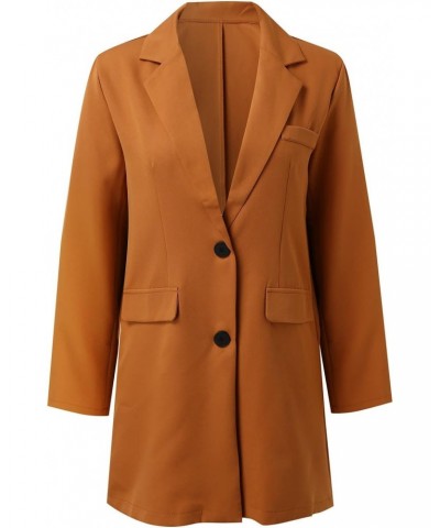 Chiffon Cardigan for Women Women Casual Light Weight Thin Jacket Slim Coat Long Sleeve Blazer Office (new1C-Coffee, M) $14.99...