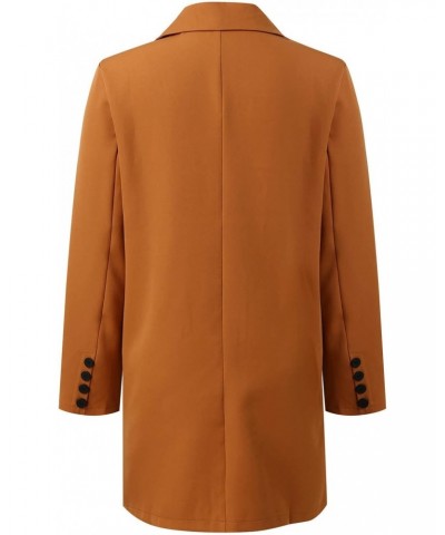 Chiffon Cardigan for Women Women Casual Light Weight Thin Jacket Slim Coat Long Sleeve Blazer Office (new1C-Coffee, M) $14.99...